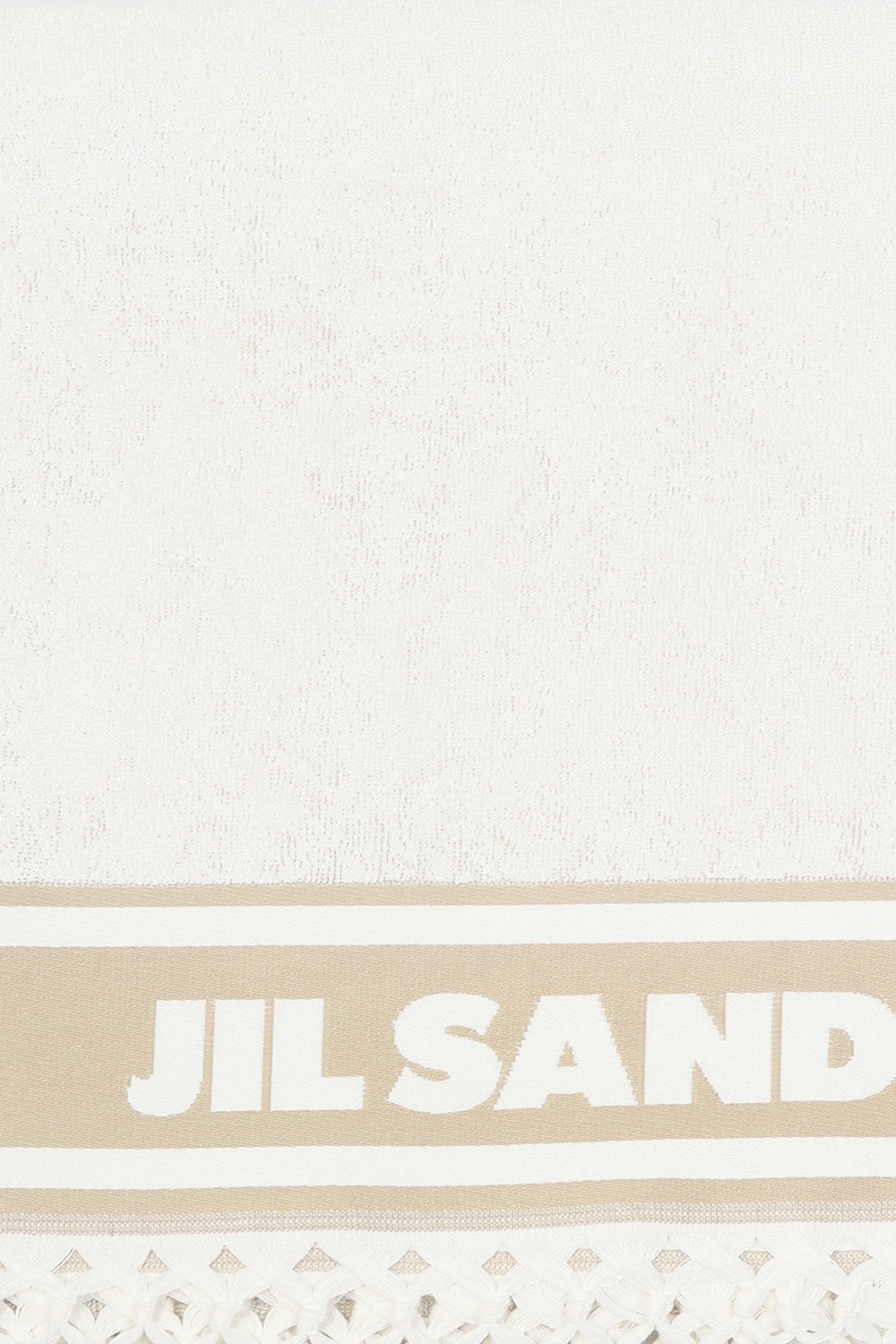 JIL SANDER Towel with logo